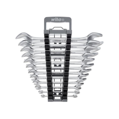 WIHA    DOUBLE OPEN-END SPANNER SET 13PC METRIC