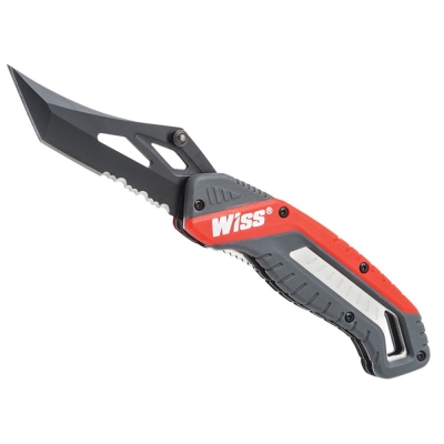 WISS    FOLDING POCKET KNIFE TITANIUM COATED