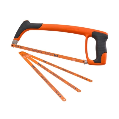 BAHCO   HACKSAW WITH 3 FREE BLADES