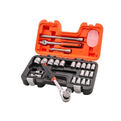 BAHCO   SOCKET SET 24PC - 1/2 IN