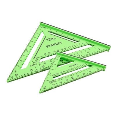 STANLEY HI-VIS SQUARE TWIN PACK 7 + 12IN