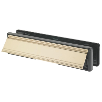 YALE    LETTER PLATE 12IN PVD GOLD   VISI-PACK