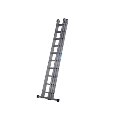 ZARGES  EXTENSION LADDER 3-PART SQ RUNG 3 X 10