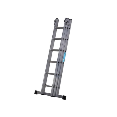 ZARGES  EXTENSION LADDER 3-PART SQ RUNG 3 X 6