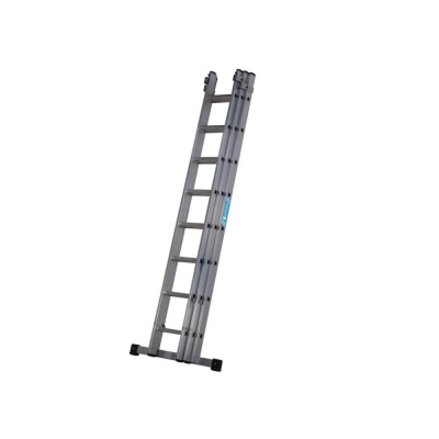 ZARGES  EXTENSION LADDER 3-PART SQ RUNG 3 X 8