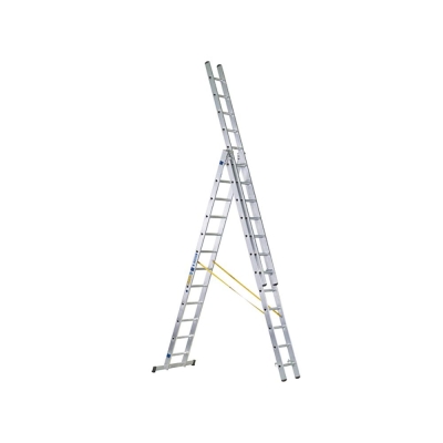 ZARGES  3 PART D RUNG COMBINATION LADDER 12 RUNG