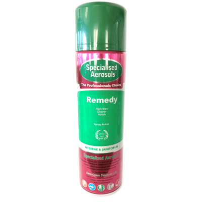 Aerosol Remedy High Wax Cleaner Spray Polish 500m