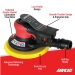 Aircat Low Vibration Sander 6700-6-336SV (Dust Bag)