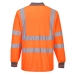 S277 Portwest Hi Vis Orange Long Sleeve Polo